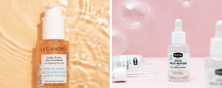 produits cosmétiques à base de collagène végétal